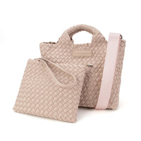 Parker & Hyde Woven Mini Tote - Petal