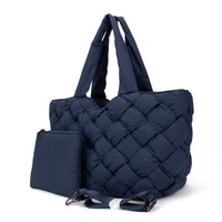 Parker & Hyde Woven Cloud Tote - Navy