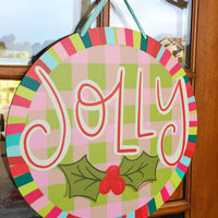 Doodles by Rebekah Jolly Jewel Tone Door hanger