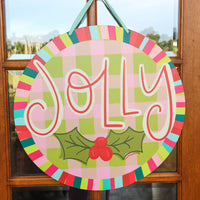 Doodles by Rebekah Jolly Jewel Tone Door hanger