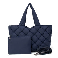 Parker & Hyde Woven Cloud Tote - Navy