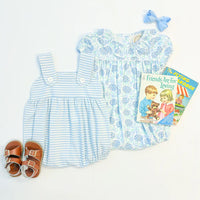 Beaufort Bonnet Bingham Bubble - Beale Street Blue Stripe