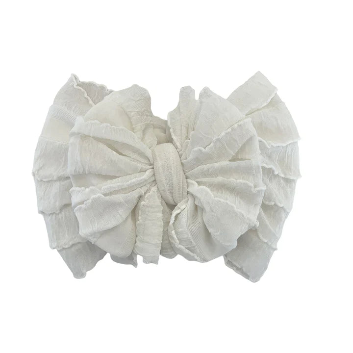 Rockin Royalty Girly Girl Headband- Ivory