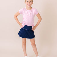 Set Fashion Teagan Tiffany Skort - Nantucket Navy, Cotton Candy Pink