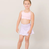Set Fashion Zoe Scallop Skort - Petal Purple and Cotton Candy Pink