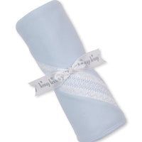 Kissy Kissy CLB Punto Ingles Blue Hand Smocked Blanket