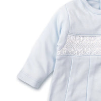 Kissy Kissy Hand Smocked CLB Charmed Sack/Gown - Light Blue