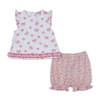 Kissy Kissy Blossoming Bows Sunsuit Set