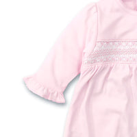 Kissy Kissy Hand Smocked CLB Charmed Sack/Gown - Pink
