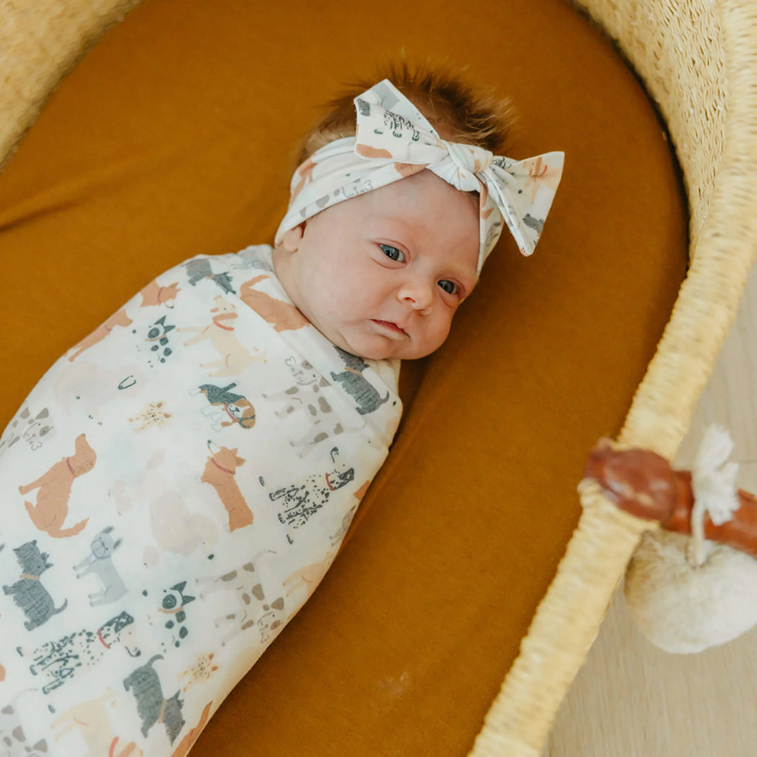Copper Pearl Single Knit Swaddle Blanket - Rufus