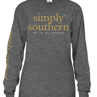 Simply Southern Long Sleeve Santa Dog Tee