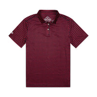 Burlebo Performance Polo - Georgia Black & Red