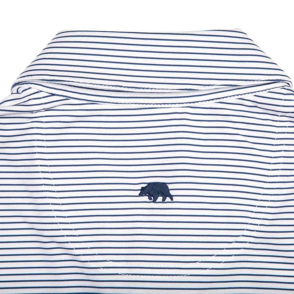 Onward Reserve Birdie Stripe Performance Polo Georgia Southern-White/Navy