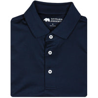 Onward Reserve Solid Performance Polo-Navy