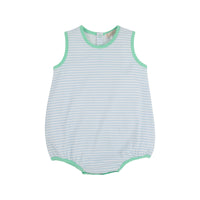 Beaufort Bonnet Patton Play Bubble - Buckhead Blue Stripe/Grace Bay Green
