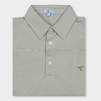 GenTeal Pinstripe Performance Polo