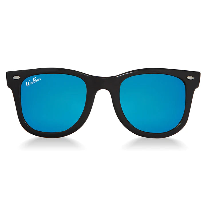Polarized WeeFarers - Black with Ocean Blue
