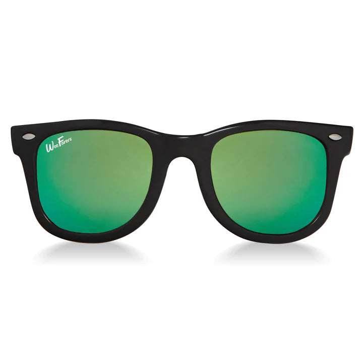 Polarized WeeFarers - Black with Sea Green