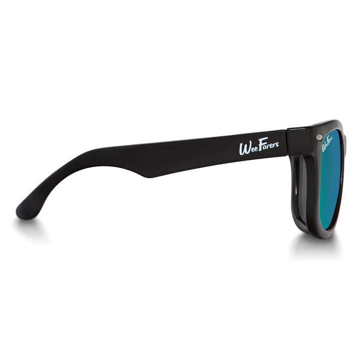 Polarized WeeFarers - Black with Sea Green