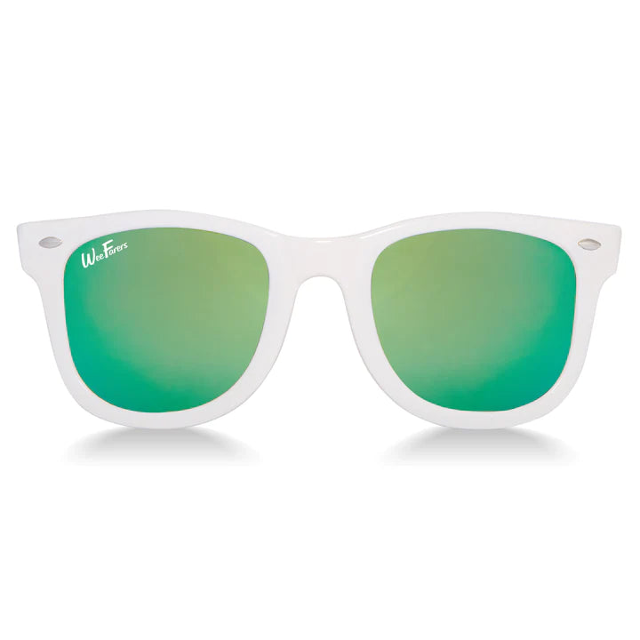 Polarized WeeFarers - White with Sea Green