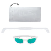 Polarized WeeFarers - White with Sea Green