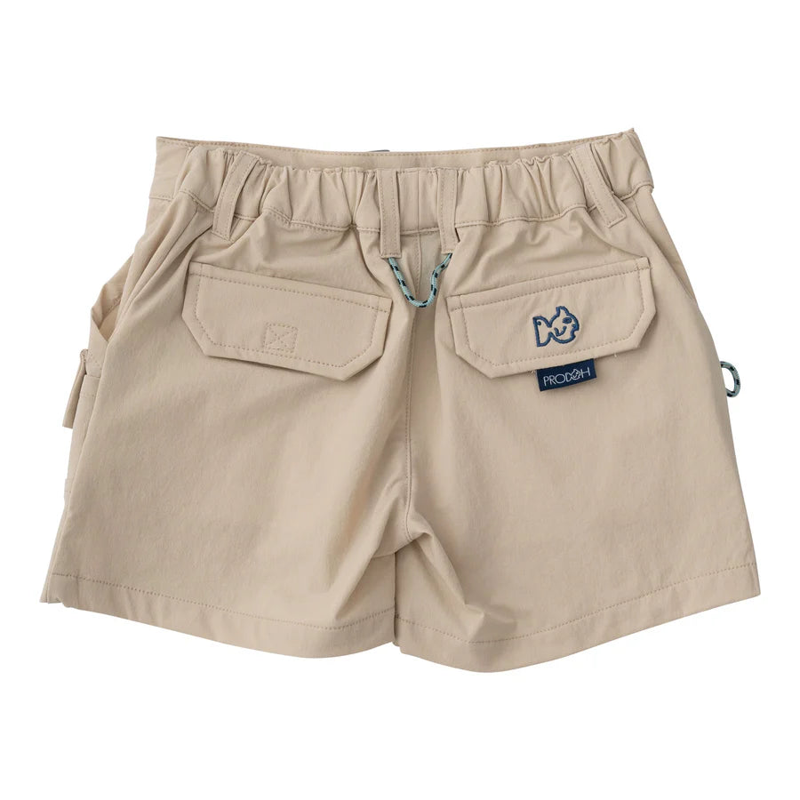 Prodoh Inshore Performance Short- Ancient Scroll Khaki