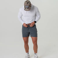 Burlebo Athletic Short - Grizzley Grey/Classic Deer Camo Liner