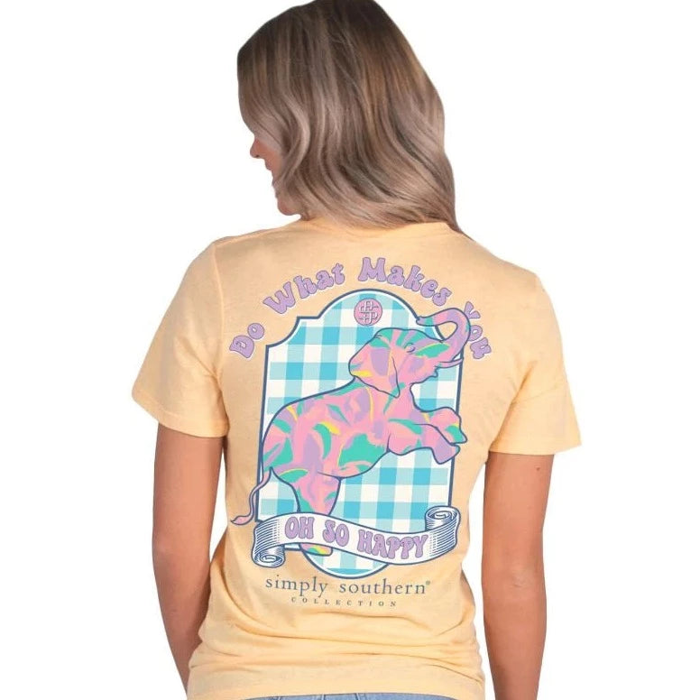 Simply Southern Happy Elephant