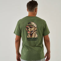 Burlebo Mallard Camo Dog Short Sleeve Tee