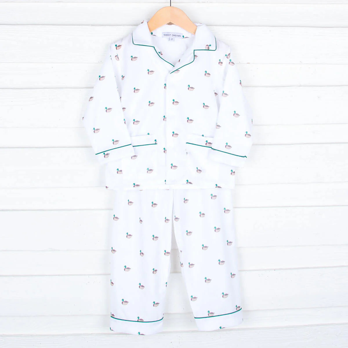 Merry Duckmas Flannel Pajama Set
