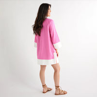 Caryn Lawn Carrie Dress Hot Pink