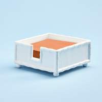 Two's Company Hampton Faux Bamboo Napkin Holder