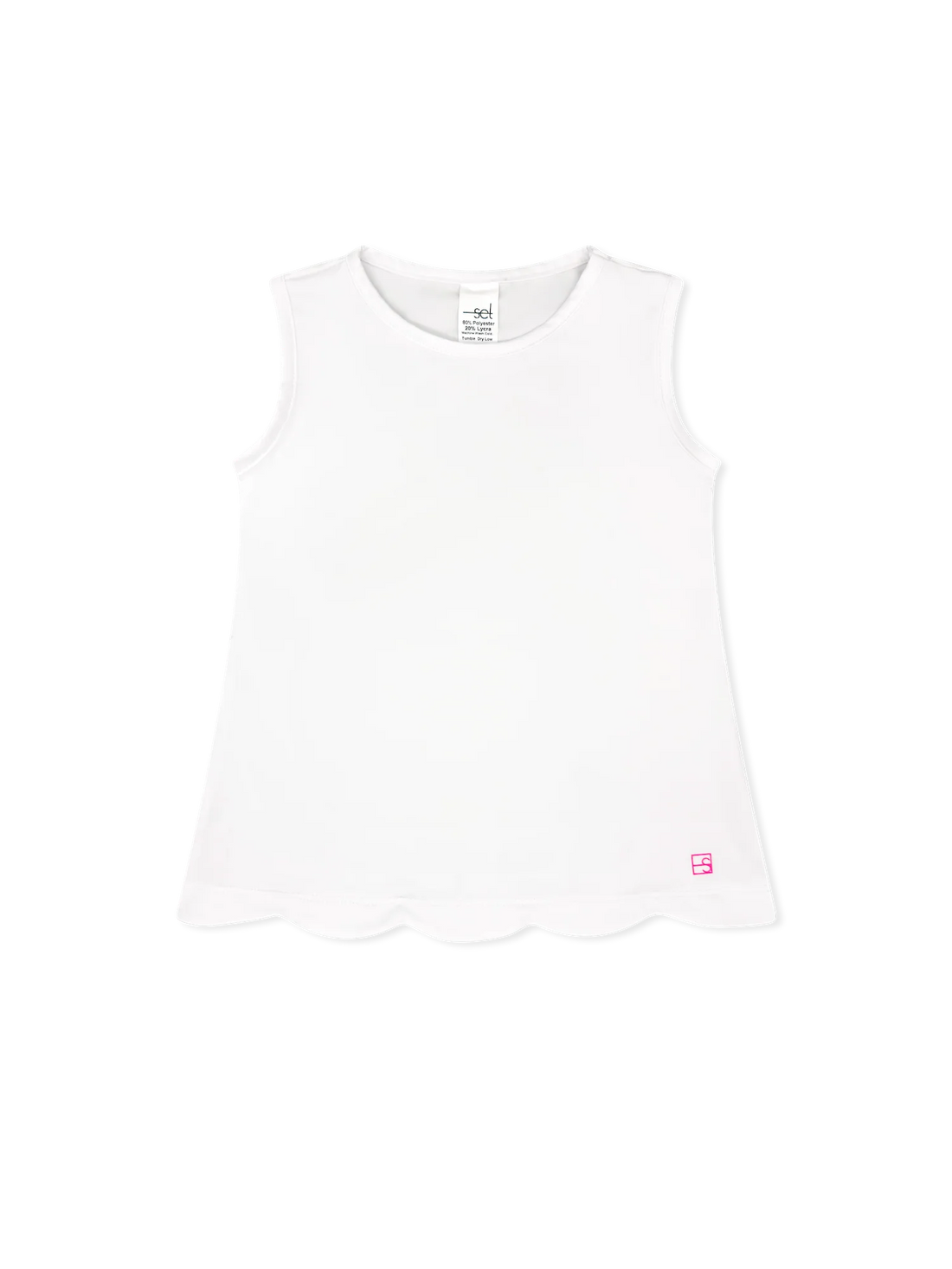 Set Fashion Tori Tank Scallop - Pure Coconut