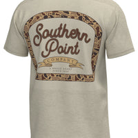 Southern Point Co. Youth Camo Badge Short Sleeve Pocket Tee