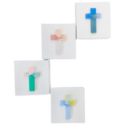 Multicolor Cross Canvas
