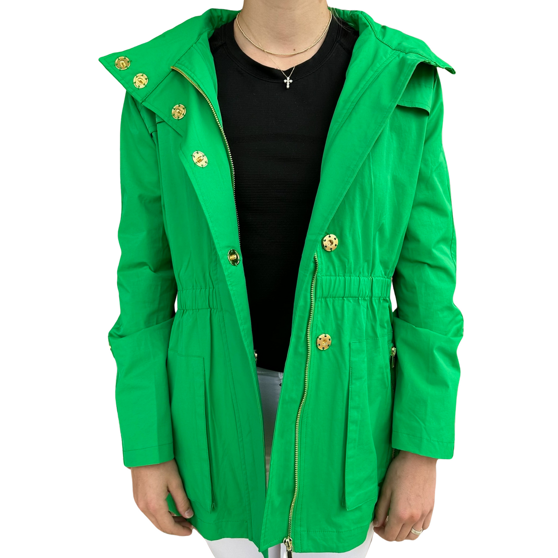 Ciao Milano Tess Jacket- Irish Green