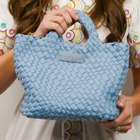 Parker & Hyde Woven Mini Tote - Denim