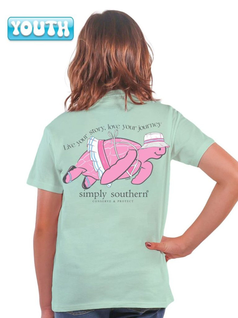 Simply Southern Live Your Story Youth SS Tee