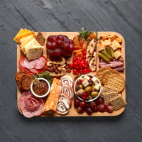 Bamboo 6 Slot Charcuterie Board - 11x14