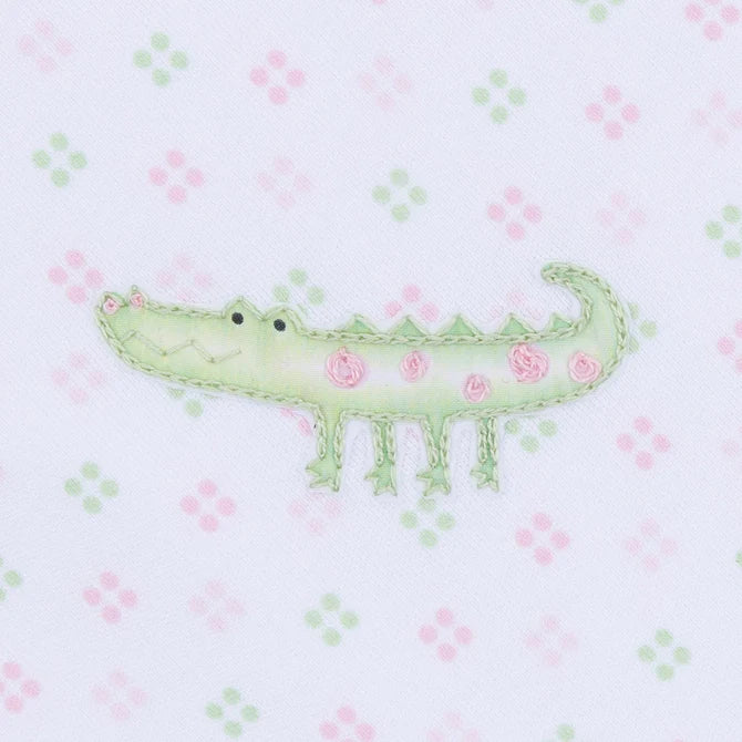 Magnolia Baby Alligator Pie Embroidered Bubble