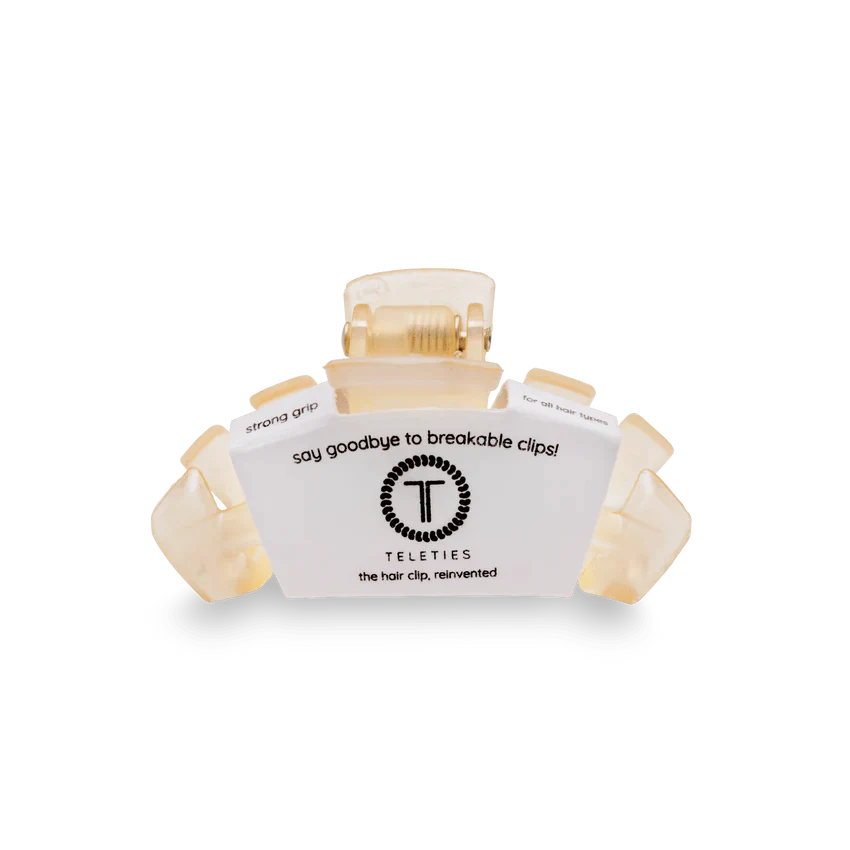 Teleties Almond Beige Tiny Hair Clip