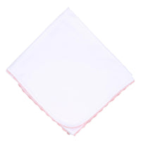 Magnolia Baby Baby Joy Crochet Trim Receiving Blanket