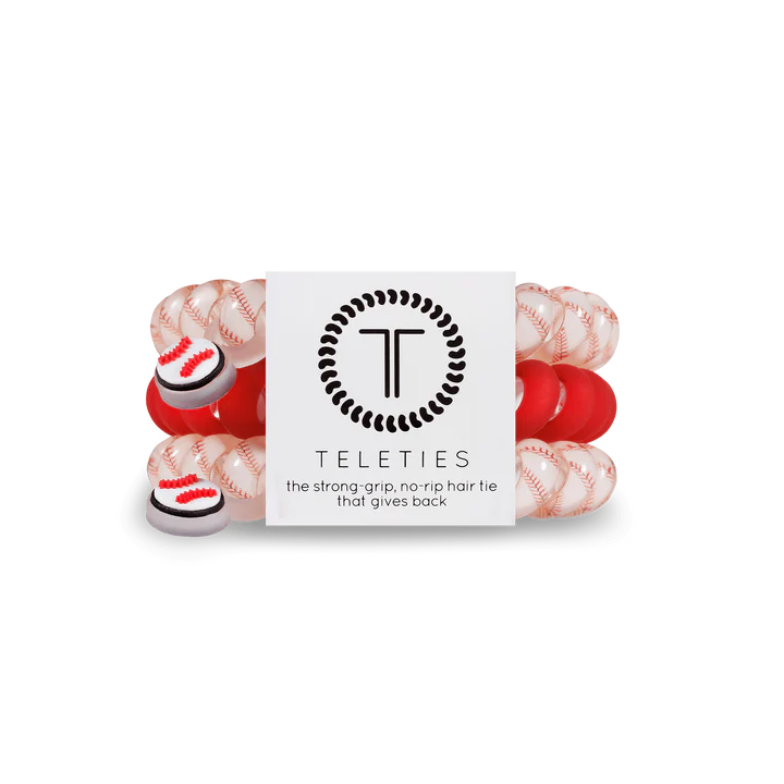Teleties Large  Spiral Hair Coils-Baseball