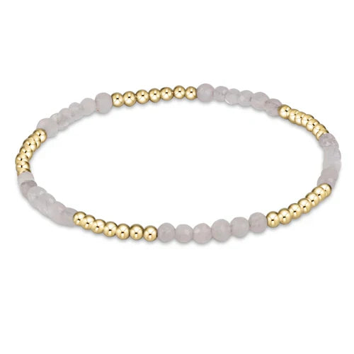 Enewton Blissful Pattern 2.5mm Bead Bracelet - Moonstone