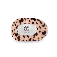 Teleties Blonde Tortoise Medium Flat Round Hair Clip