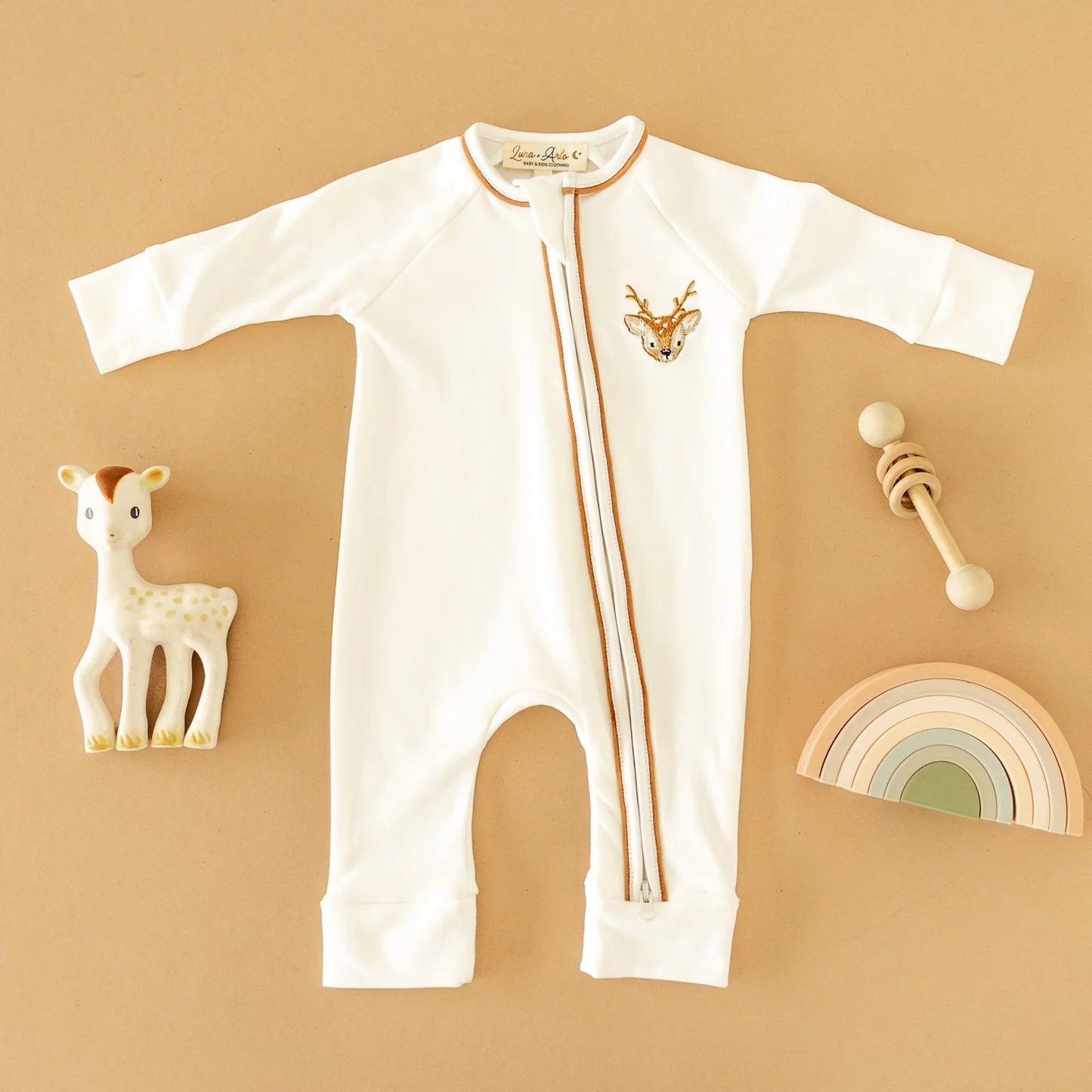 Potter Playsuit - Buckhead Blue with Worth Avenue White