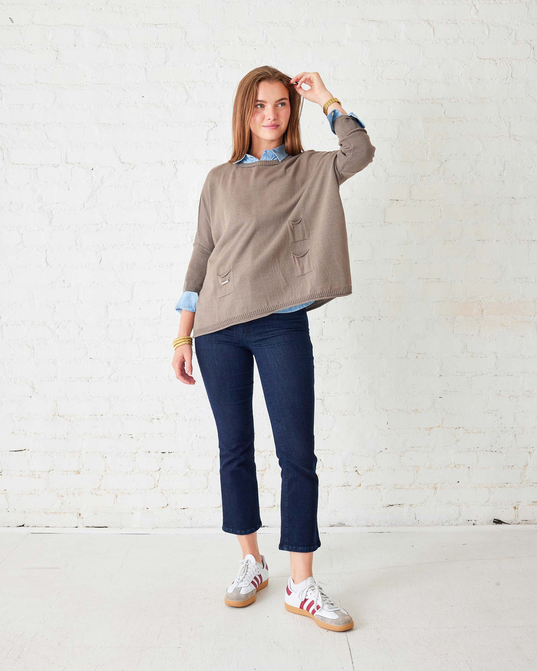 MerSea Catalina Crewneck Sweater - Hazelnut