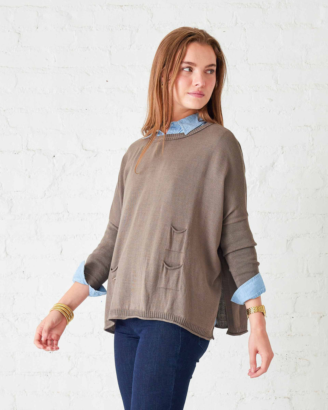 MerSea Catalina Crewneck Sweater - Hazelnut