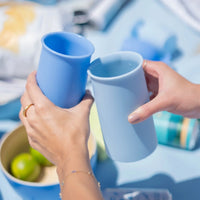 Porter Green Silicone Highball Glasses - Sky + Kingfisher