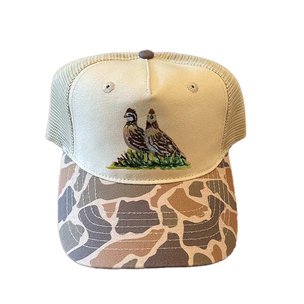 Peach State Pride Bob White Quail Mesh Back Hat